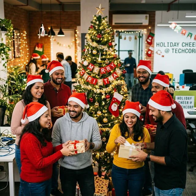 Christmas gift exchange night